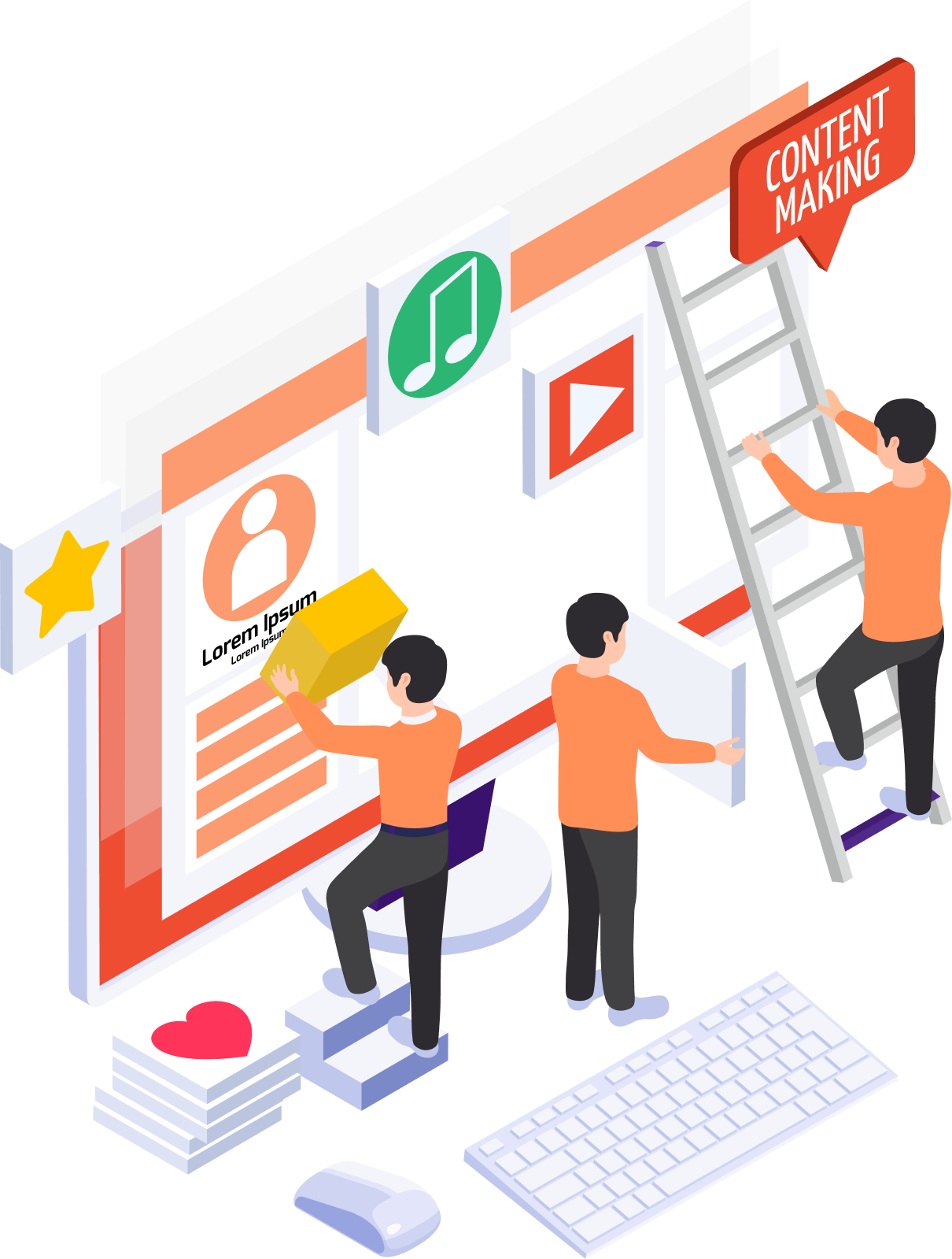 Marketing Services Illustration